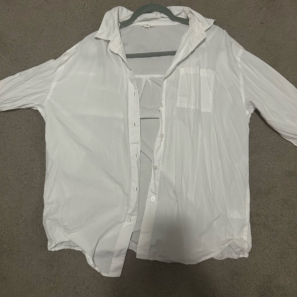 White Button-Up Shirt
